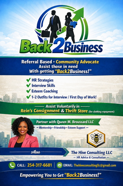 Back2Business workforce support program